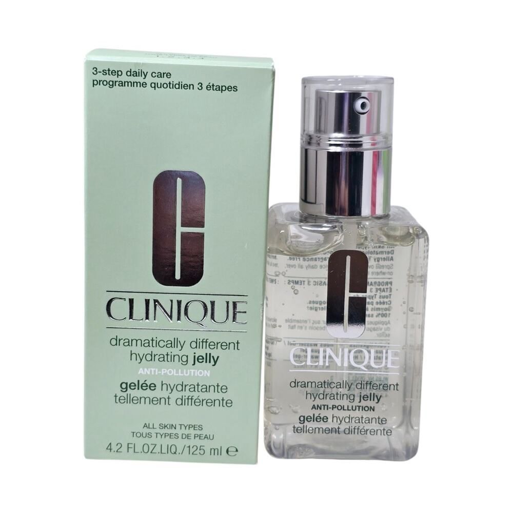 NIB Clinique Dramatically Different Hydrating Jelly Anit-Pollution 4.2 oz /125ml